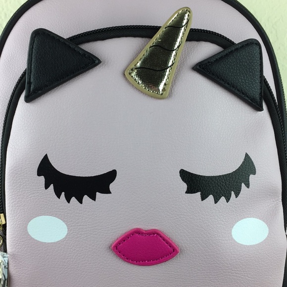 Betsy Johnson Pink Unicorn Small Backpack - Picture 2 of 8